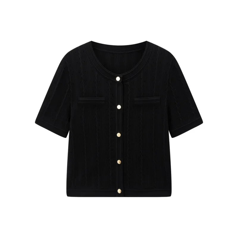 PEACEBIRD Knitwear Women's Black-6
