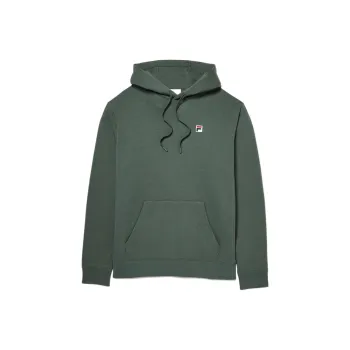 FILA Classic Pullover Hoodie Sweatshirt Men's Dark Green 300