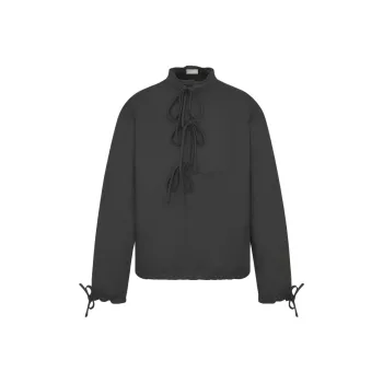 DIOR FW24 Pull-Over Shirt With Bows Shirt Men's Dark Gray