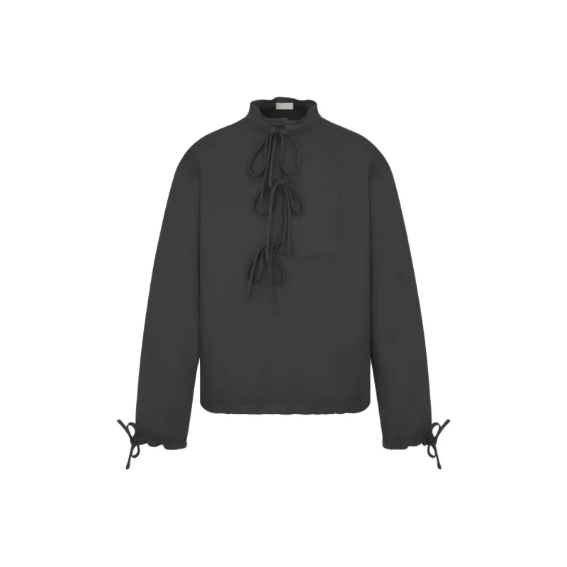 DIOR FW24 Pull-Over Shirt With Bows Shirt Men's Dark Gray-0