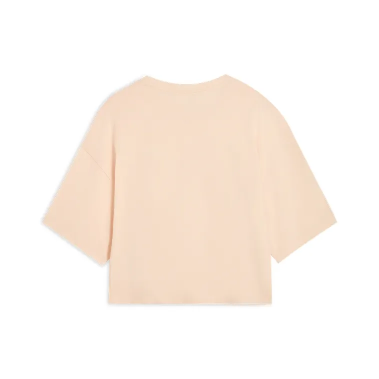 PUMA Elevatedgraphic T Shirt Women's Peach Blossom-1