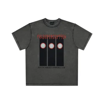 False Perception T Shirt Unisex Washed Gray