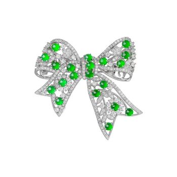 Princess Cui Ice Type Jadeite Brooches Women's