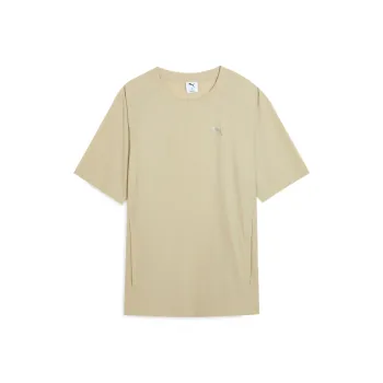 PUMA ESS ELEVATEDWOVEN T Shirt Unisex Sand Gravel Gray 68