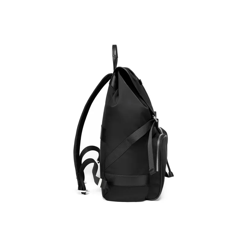 Jeep Polyester With PU Backpack Regular Men's Black/Silver Gray/Khaki-3