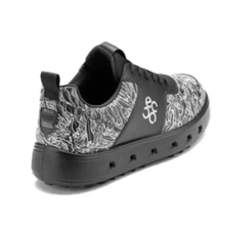 Ecco Street 720 Series Low Top Golf Shoes Men's Black-3