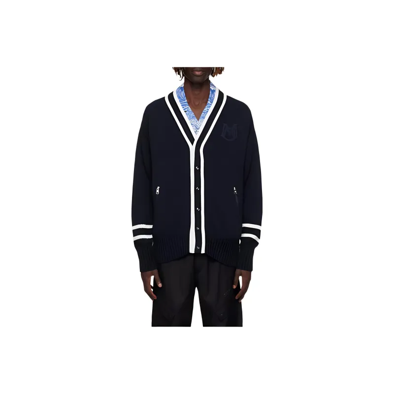 Moncler Knitwear Men Marine Blue-4