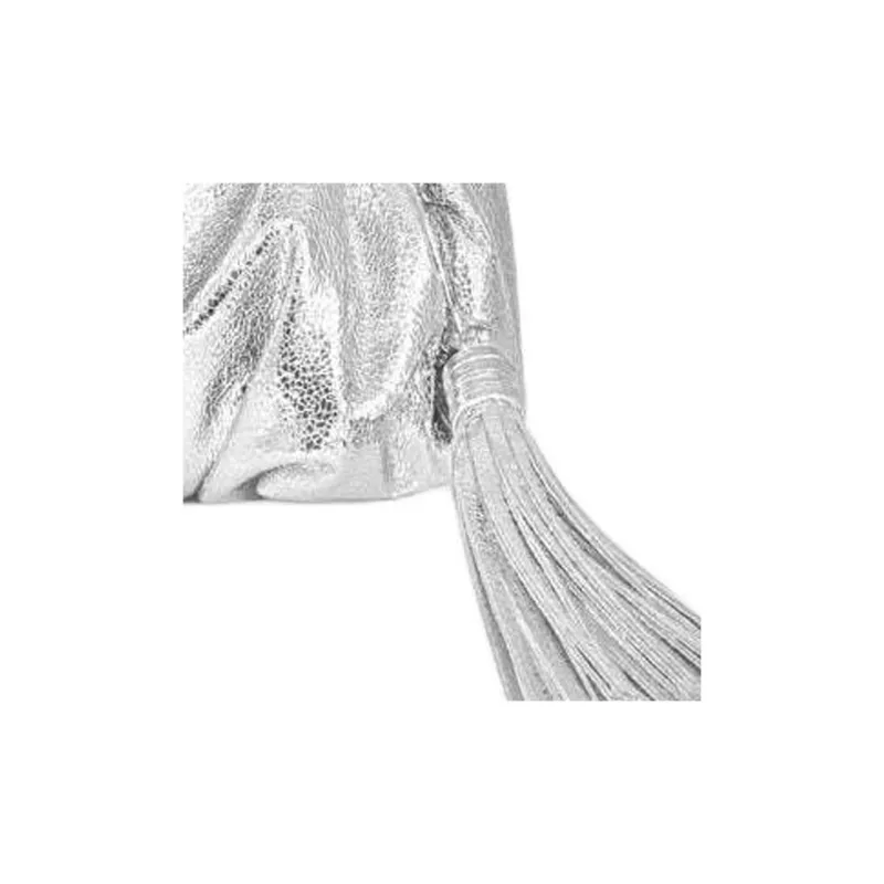 REBECCA MINKOFF PU Polyurethane Clutch Women's Silver-3