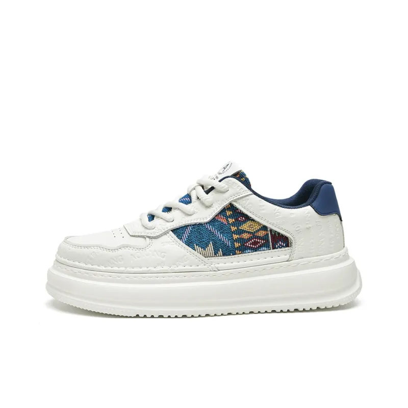 AOKANG Air Force One Series Cushioning Slip Resistant Low Top Skateboard Shoes Men's-0