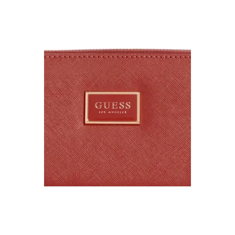 GUESS Artificial Leather Wallet Medium Size Women's Red-2