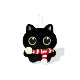 Cold-Resistant Coal Ball Small Black[Scarf Detachable]