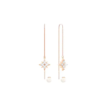 Swarovski Earrings Women's Rose Gold Tone Plated