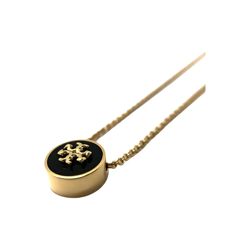 TORY BURCH Kira Logo Pendant Necklace-2