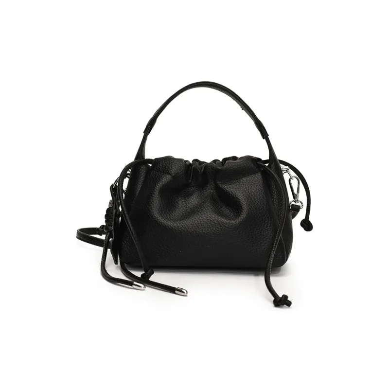 Yalu PU Handbag Regular Women's Black/Yellow/Pink/Light Blue/Ecru-1