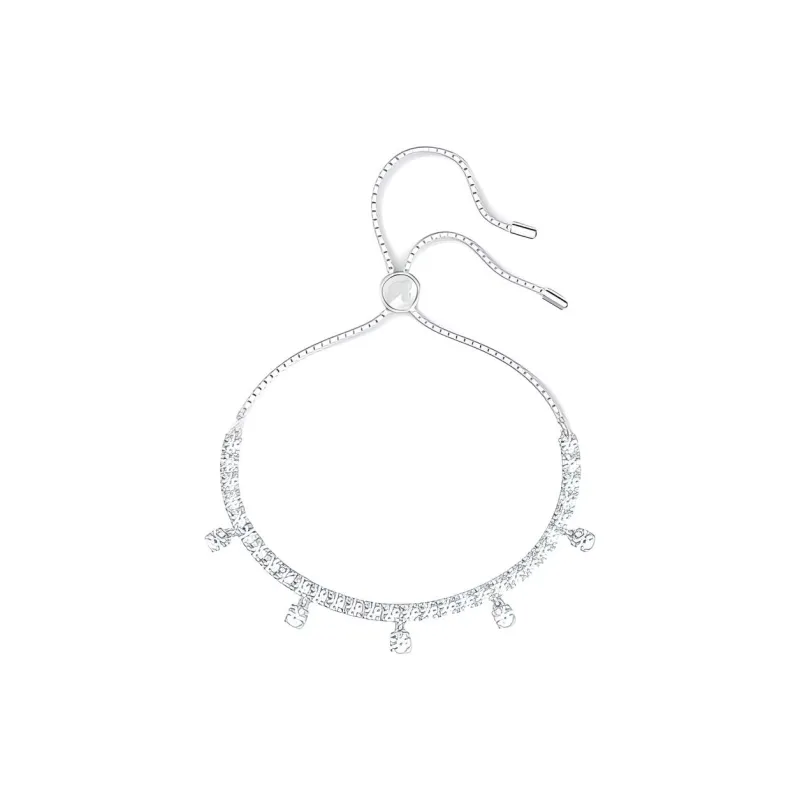 Swarovski Rhodium Plated Bracelets Women's White-2