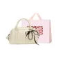 White with Charm+Shopping Bag