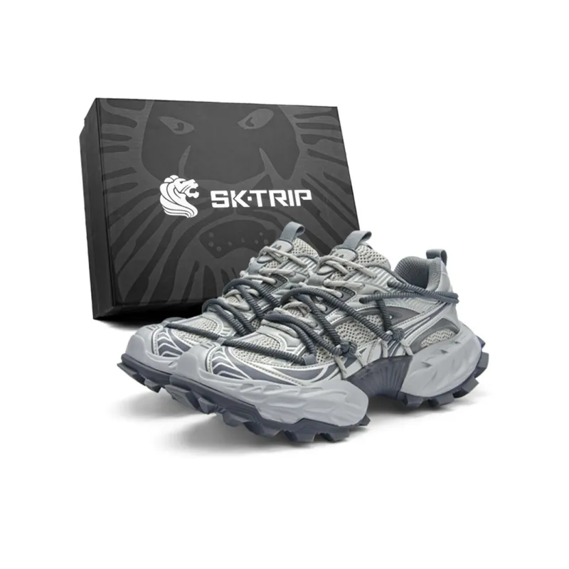 SK.TRIP Tantoo Pro Cushioning, Breathable, Supportive Low Top Chunky Sneakers Men's-6