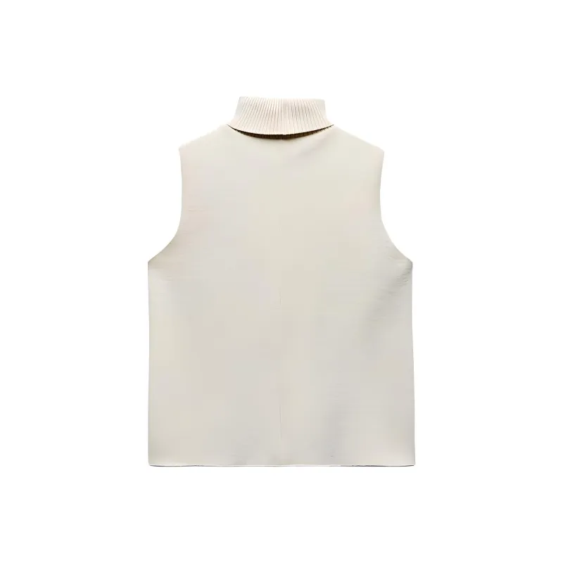 ZARA Tank Tops Women's White-1