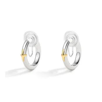 EAR PARTNER Copper Clip On Earrings Women's