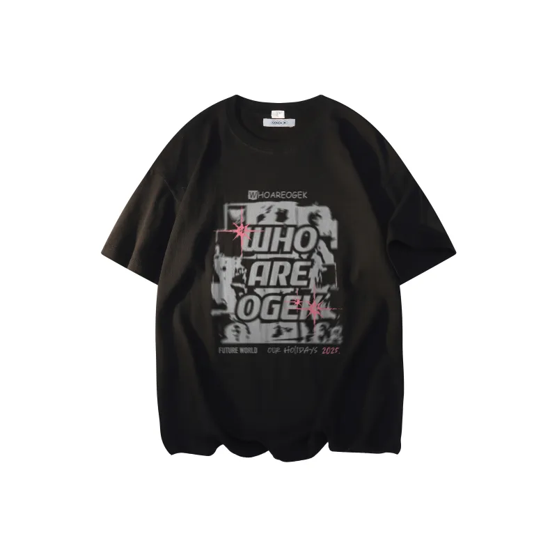 OGEK T Shirt Unisex White Comes With Random Print Top-12