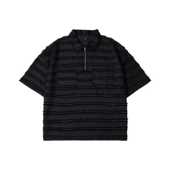 N MAX Polo Shirts Men Black