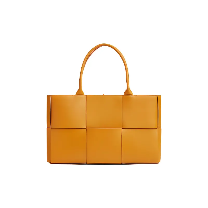 Bottega Veneta Arco Intreccio Tote Bag Medium Cob/Purple-0
