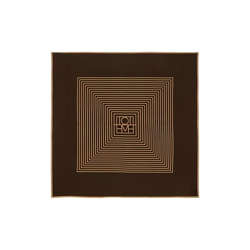 TOTEME Silk Scarves Women's Brown-0
