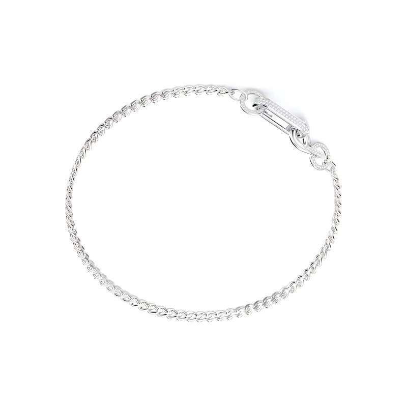 Swarovski Dextera Necklaces Women's Silver-2
