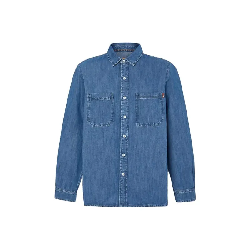 Timberland Shirts Men Blue-0