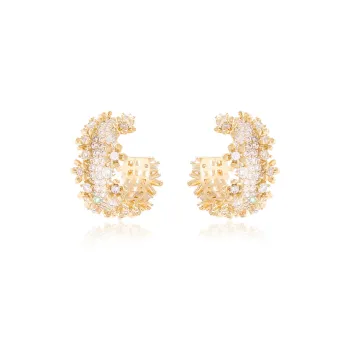 JOLLY SEASONS Copper Stud Earrings Women's