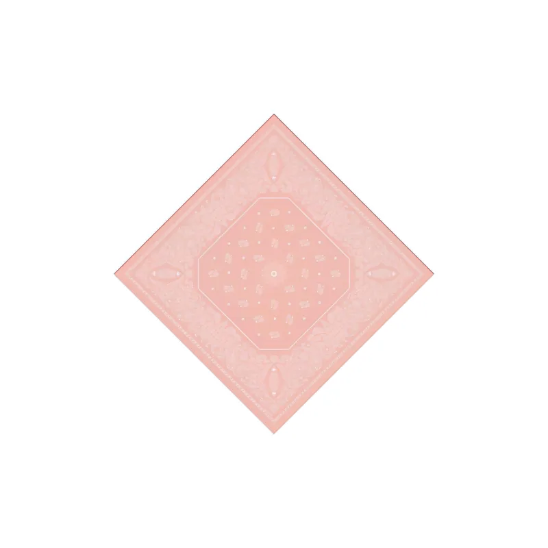 CARTIER Silk Scarves Unisex Pink-1