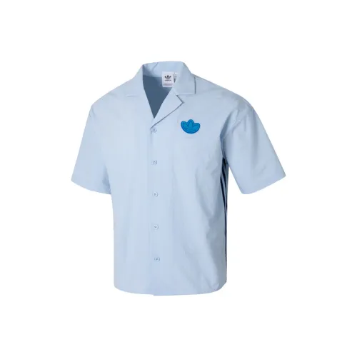 adidas originals SS24 Casual Polo Shirt Blue