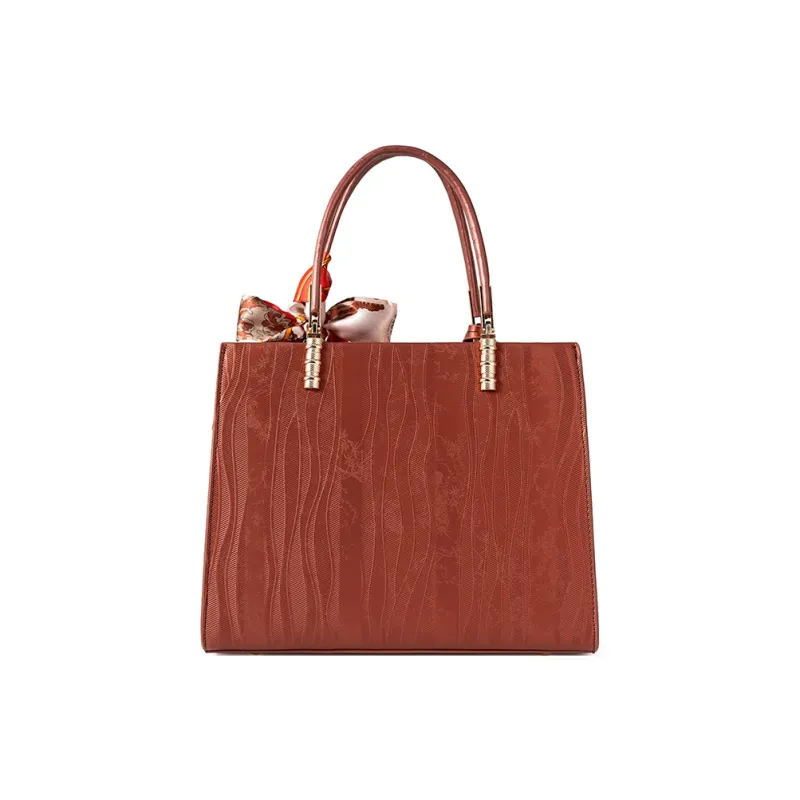 Vigno Synthetic Leather Tote Shoulder Bag, Crossbody Bag, Handbag Regular Women's Red-5
