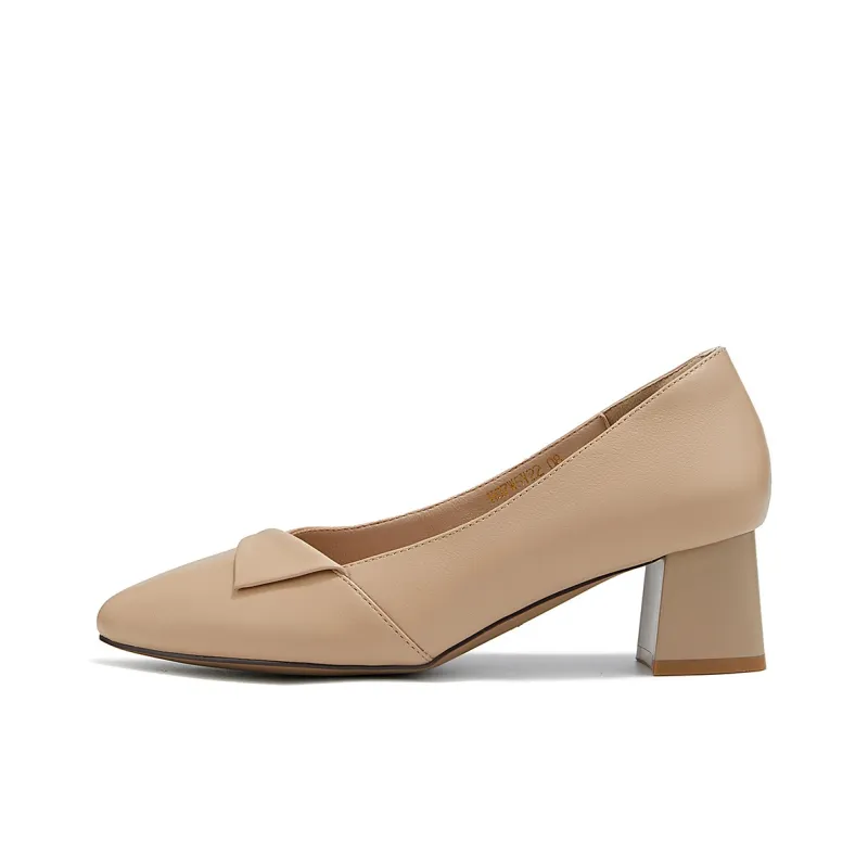 Hotwind Chunky Heel High Heels Women's-4
