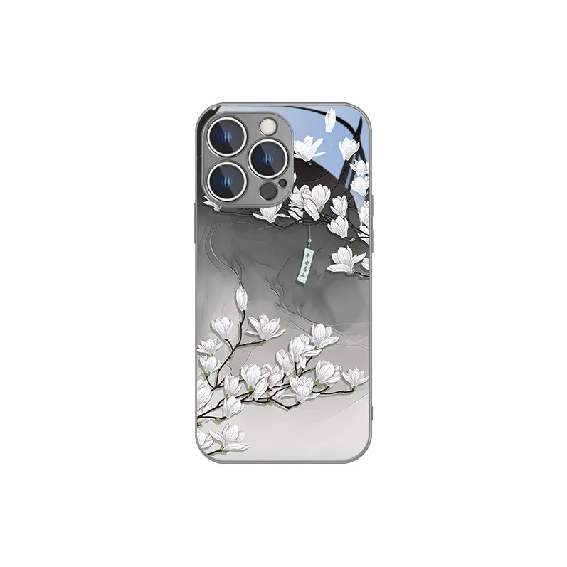 MSMF Glass Material Phone Cases Compatibility With Apple/Apple 13/16 Pro/14/15 Plus/12 Pro Max/11/XS/X Refreshing-9