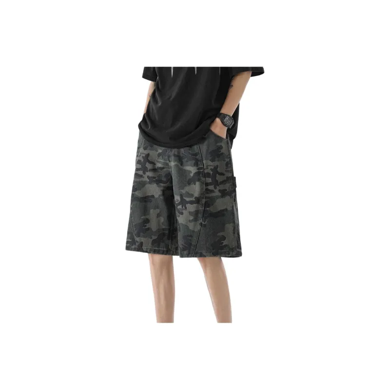 WELTER EXPERIMENT Cargo Shorts Unisex Camouflage-0