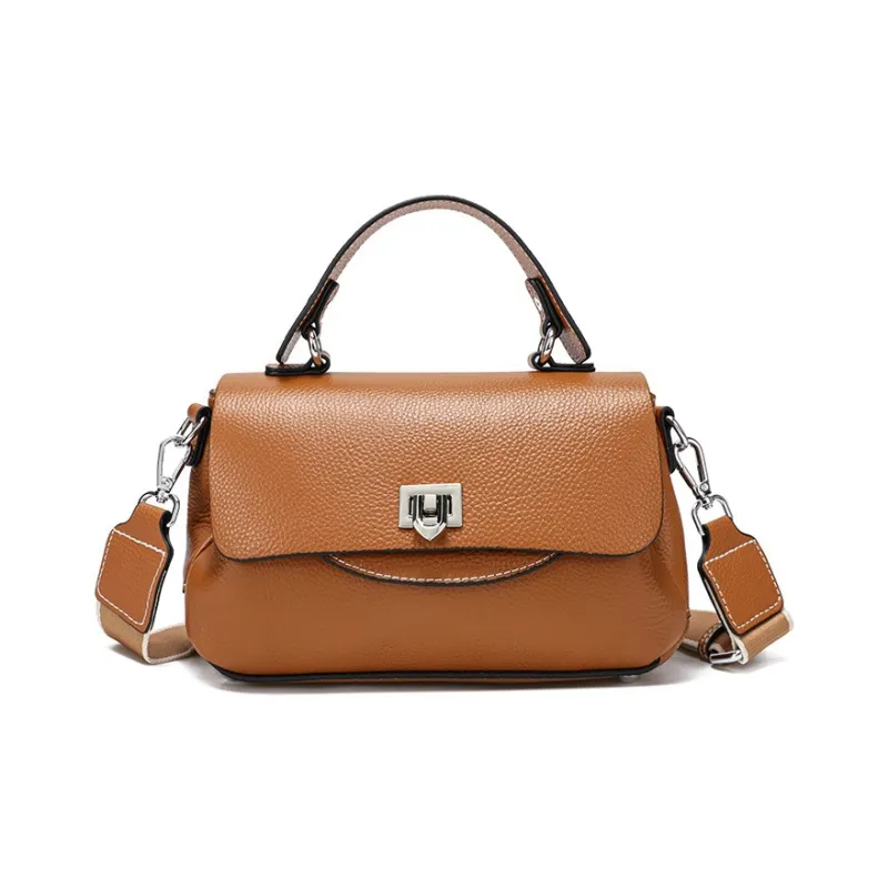 VANDEE Cow Leather Portable Crossbody Bag, Shoulder Bag Women's Multicolor-5