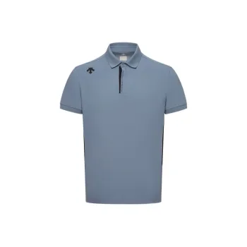 DESCENTE TRAINING Men's Quick Dry Short Sleeve Polo Shirt