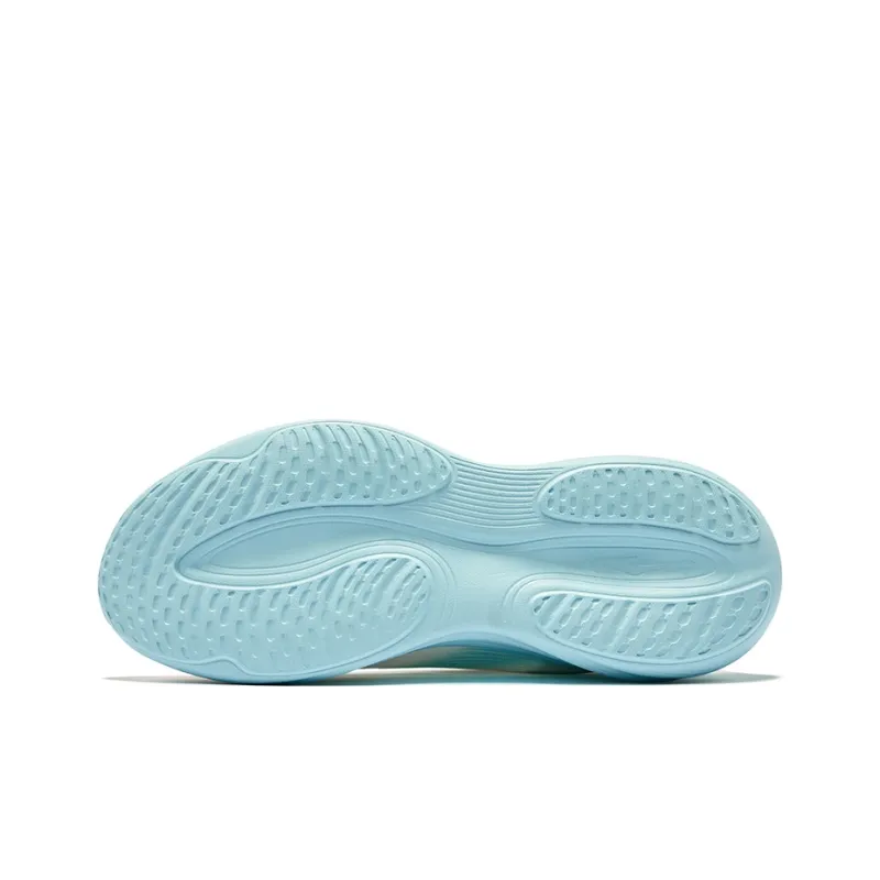 Erke Cushioning, Breathable, And Resilient Design Low Top City Commute Running Shoes Men's Microcrystal White Lake Blue-4