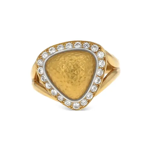 Chaumet 18K Yellow Gold Chaumet Diamond Ring