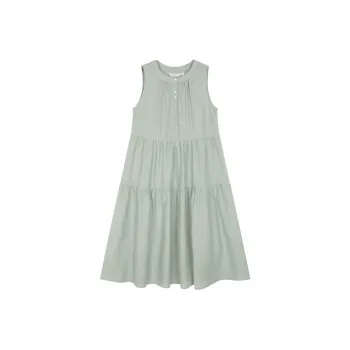 Mo Han Yi Mei Sleeveless Dress Women's Light Green