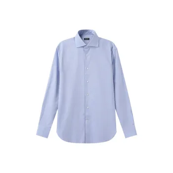 Zegna SS24 Shirt Men's Sky Blue