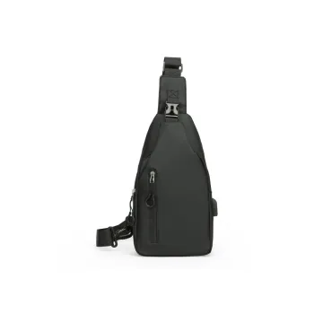 Venerable Brahma Nylon Fabric Sling Bag Men's Multicolor