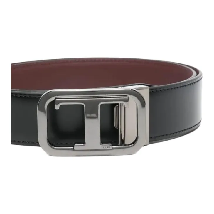 TOD'S Logo buckle Belt-2