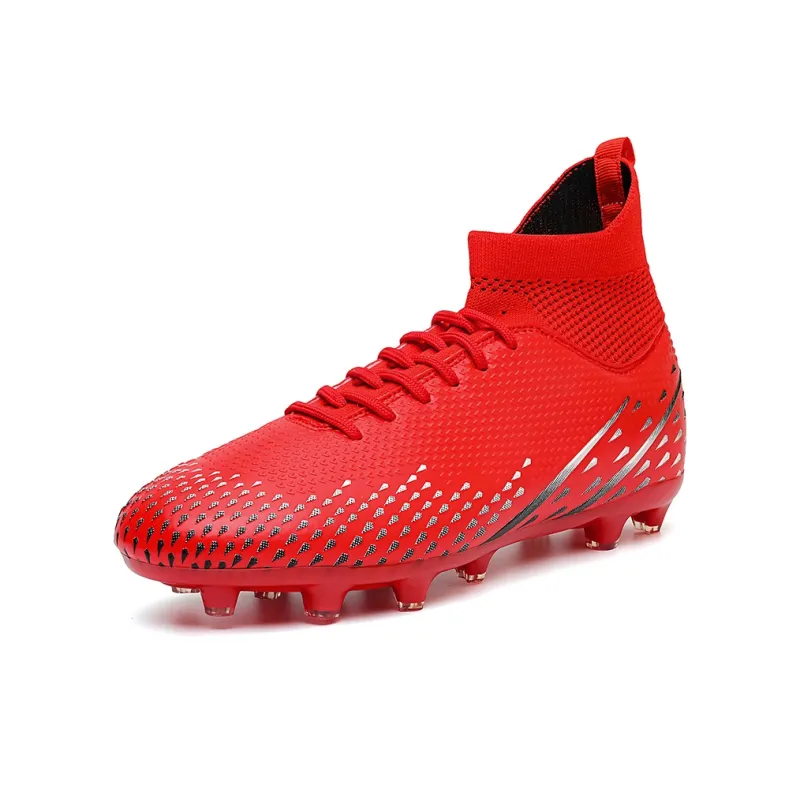 QIUTEXIONG Soft Ground, Artificial Ground, Natural Ground Anti Slip Wear Resistant Soccer Shoes Unisex-1