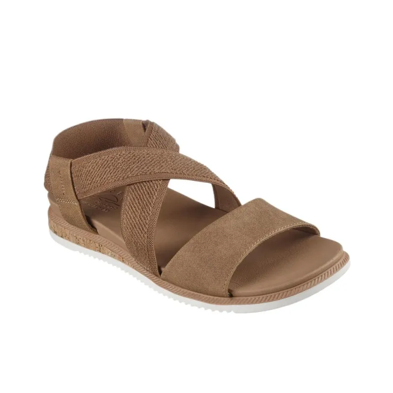 Skechers BOBS Desert Kiss One Strap Sandals Women's Brown-2