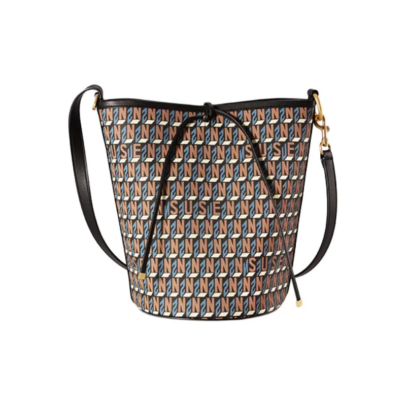 SUSEN PVC Bucket Bag, Shoulder Bag, Crossbody Bag Regular Women's Black/Green/Purple/Apricot-0