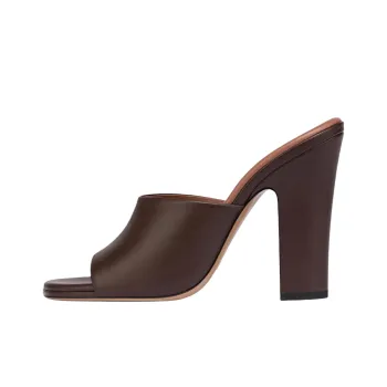 Paris Texas Slide Slippers 10cm Women's Umber
