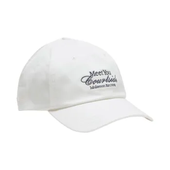 Lululemon Cotton Baseball Caps Unisex White