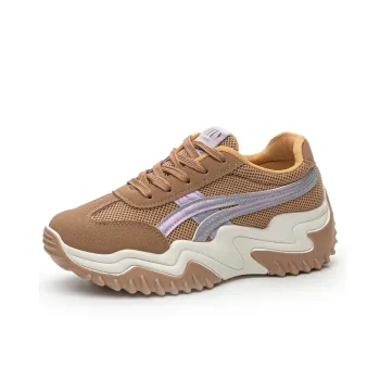 SHENGERLEIDE Wear resistant And Lightweight Low Top Chunky Sneakers Women's